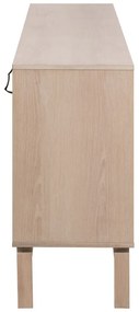 Nízka komoda v dekore duba v prírodnej farbe 180x80 cm Linley – Actona