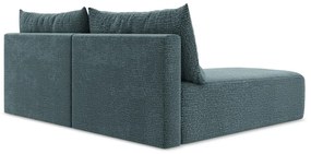 Tyrkysovomodrá rozkladacia/s úložným priestorom rohová pohovka (ľavý roh) Kalena – Makamii