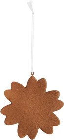 Závesná dekorácia perníková vločka Frosted Ginger - 9*1*10 cm