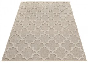 Ayyildiz, Kusový koberec Patara 4951 Beige – na von aj na doma, 140x200, béžová, chodba / predsieň