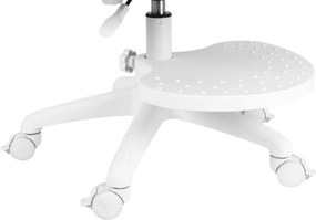 Detská rastúca stolička Neoseat KIDDY TWO — látka, prateľný poťah, ružová