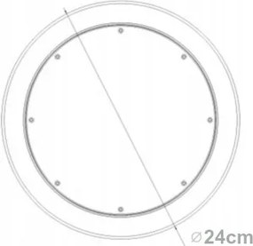 BERGE LED svietidlo High Bay UFO EcoPlanet - 100W - 10 000 lm - studená biela