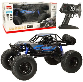 KIK RC Crawler Climbing Car 1:10 4WD, diaľkovo ovládané terénne auto, modré