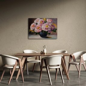 Obraz - Olejomaľba, Kvety vo váze (70x50 cm)