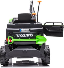LEAN CARS Nabíjateľné rýpadlo Volvo DK-VE888 zelené