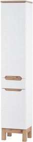 Kúpeľňová stojaca skrinka BALI biela - vysoká