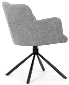 Autronic BONTEC Jedálenská stolička, sivá, látka, DCH-T1122 GREY2 Farba: Šedá