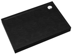 Vanička obdĺžniková Black Stone 80x100x12 Espera Plus AQM4636CST