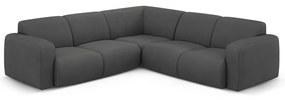 Tmavosivá rohová pohovka (variabilná/do L) Molino – Micadoni Home