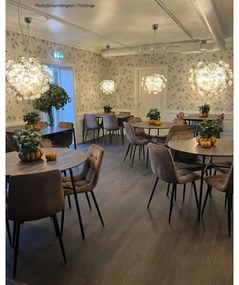 ByRydens 4200440-5503 - Luster na lanku GROSS 8xG9/4W/230V dymová/hnedá