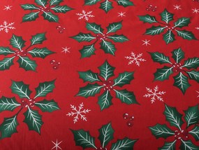 XPOSE® Bavlnené Renforcé obliečky VESELÉ VIANOCE - červené