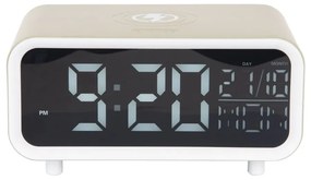 Digitálny budík s bezdrôtovou nabíjačkou Chunky LED – Karlsson