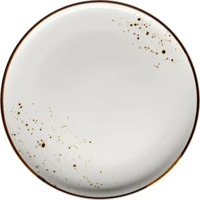 Mäser Plytká tanier Pintar White hnedé bodky 27 cm