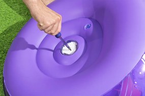 Nafukovacie sedadlo LED Cosmos 72 x 72 x 64 Bestway 75122 Purple