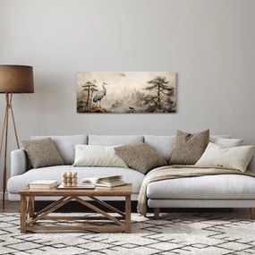 Obraz - Kreslená krajina (120x50 cm)