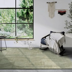 Zelený ručne tkaný vlnený koberec 160x230 cm Ursule – Villeroy&amp;Boch