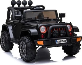 LEAN CARS Elektrické autíčko Jeep BRD-7588 čierne 4x4