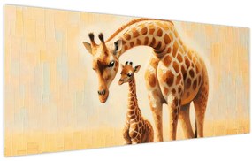 Obraz - Žirafy (120x50 cm)