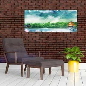 Obraz - Snová krajina (120x50 cm)