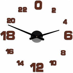 Moderné nalepovacie hodiny na stenu | SENTOP 12S022-Wall clock