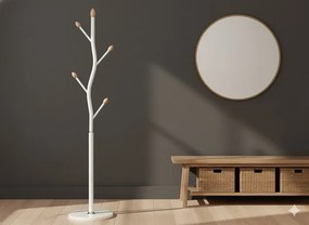 Stojanový vešiak BUNGUND biely LOF5394