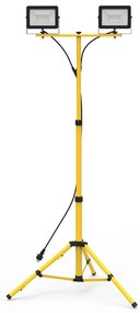 LED Reflektor so stojanom 2xLED/50W/230V 4000K IP44