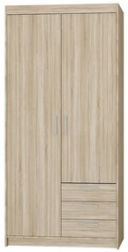 Skriňa Elena 2D3S dub sonoma