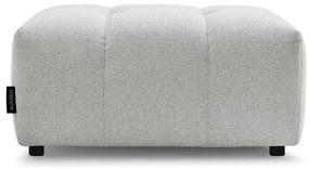 Svetlosivá ženilková podnožka Roxelane – Bobochic Paris