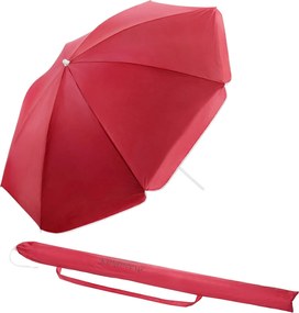 Plážový slunečník Cyprusa 200 cm červený