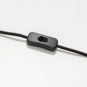 Vínovočervená stolová lampa s kovovým tienidlom (výška 33 cm) Aleyla - Kave Home