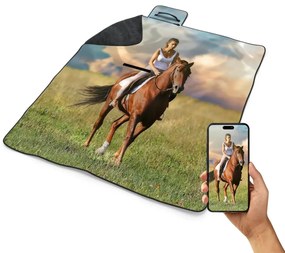 Plážová deka s vlastnou potlačou