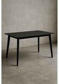 Jedálenský stôl s čiernou doskou 70x120 cm Vojens – House Nordic