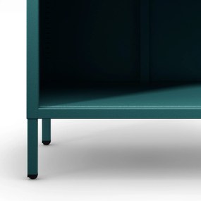 Knižnica do obývačky MARIO, 500 x 1800 x 350 mm, Modern: morská farba