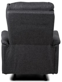 BONTEC Polohovacie kreslo, sivá, látka, TV-5060 GREY2 Farba: Šedá