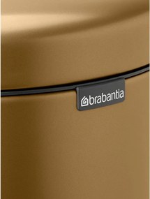 Nášľapný oceľový odpadkový kôš v mosadznej farbe 30 l NewIcon – Brabantia