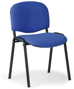 Konferenčná stolička VIVA, čierne nohy, modrá
