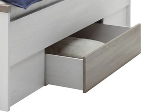 Posteľ Luca 160x200 cm, bielená pínia