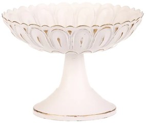 BONTEC Misa kovová - na stojane, 15 cm, aranžovacia, biela Farba: Biela