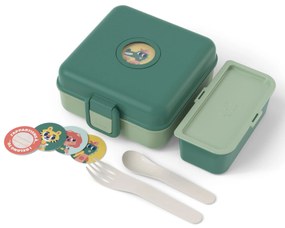 monbento Desiatový box Monbento Snacky Green Forest 850 ml