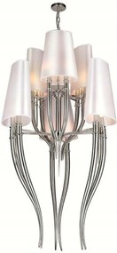 Závesné svietidlo AZzardo Diablo 3+3 white AZ0173 E14 12x11W IP20 61cm biele