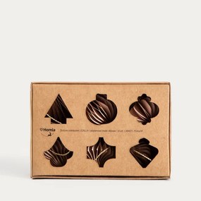 Závesná vianočná dekorácia GALLA ružová 754609 (6 ks)