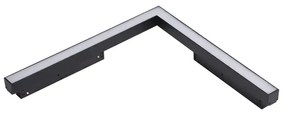 LED svietidlo do lišty Alfa Saga Track Magnetic Corner A 24W 4000K čierne