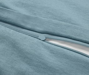 Džersejová posteľná bielizeň, modrá, štandardná veľkosť