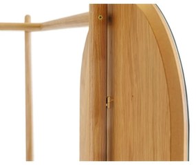 Predsieňová stena z dubového dreva so zrkadlom Woodman Tripod
