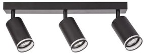 Bodové svietidlo PIPE 3xGU10/10W/230V čierne