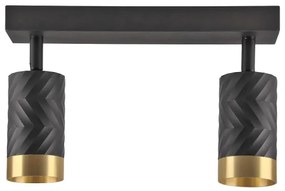 Bodové svietidlo ARRAS 2xGU10/10W/230V čierna