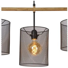 Lucide 45459/04/30 - Luster na lanku BASKETT 4xE27/60W/230V