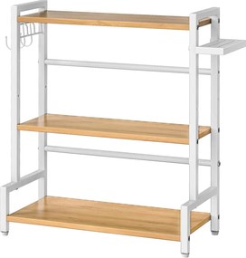 Stolní kuchyňský regál Vasagle Noby 43 cm hnědý/bílý