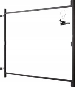 Podpera 152,4-243,8x5,7x165,1 cm pre dvere rôznych rozmerov