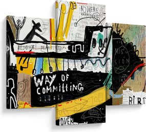 Obraz - Graffiti (90x60 cm)